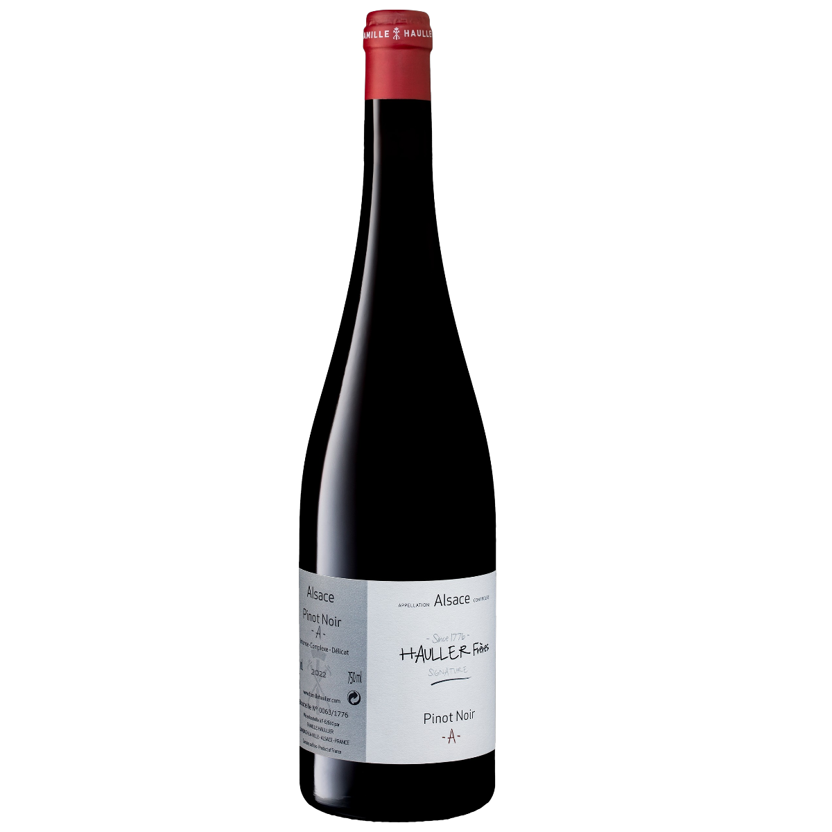 Pinot Noir "A", Signature - HAULLER Frères AOP Alsace (Alsace), (Rouge),
